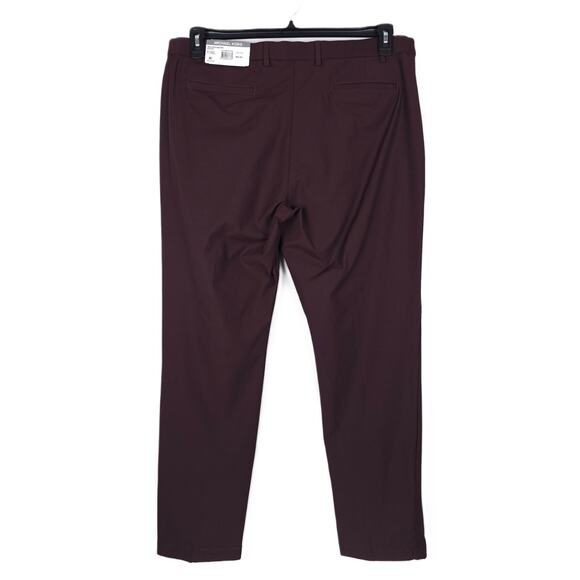 Michael Kors Men's Classic-Fit Stretch Dress Pants Blackberry Wine 36x32 NWT - Picture 3 of 6